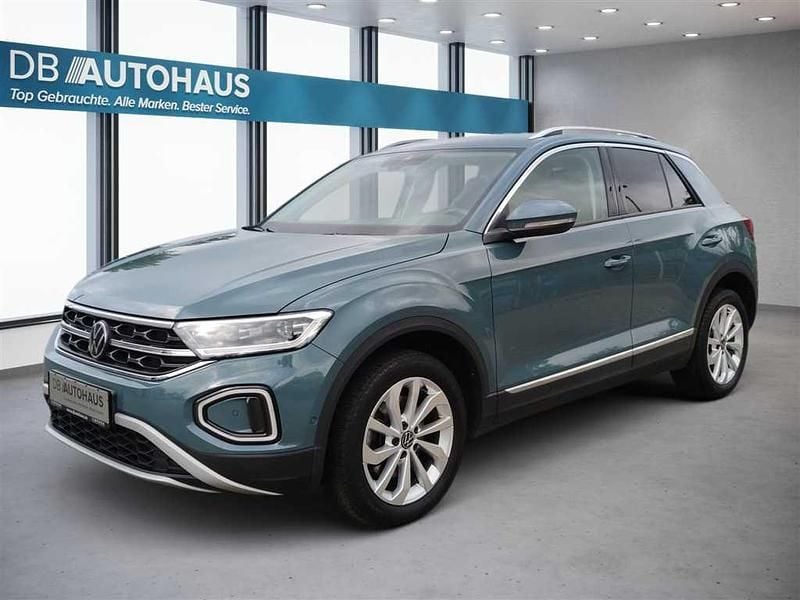 Blau Gebraucht 2023 VW T-Roc Style SUV | 26.830 € (Guter Preis) - Bild 1/4