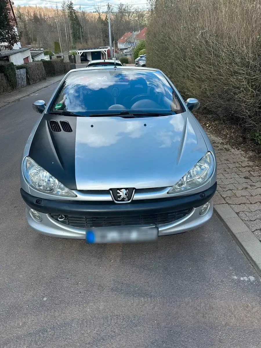 Gebraucht Peugeot 206 CC 2003 Silber Cabrio