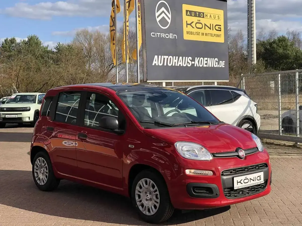 Neu Fiat Panda 69 PS (50 kW) 2025 Passione rot dach schwarz (rot Kleinwagen