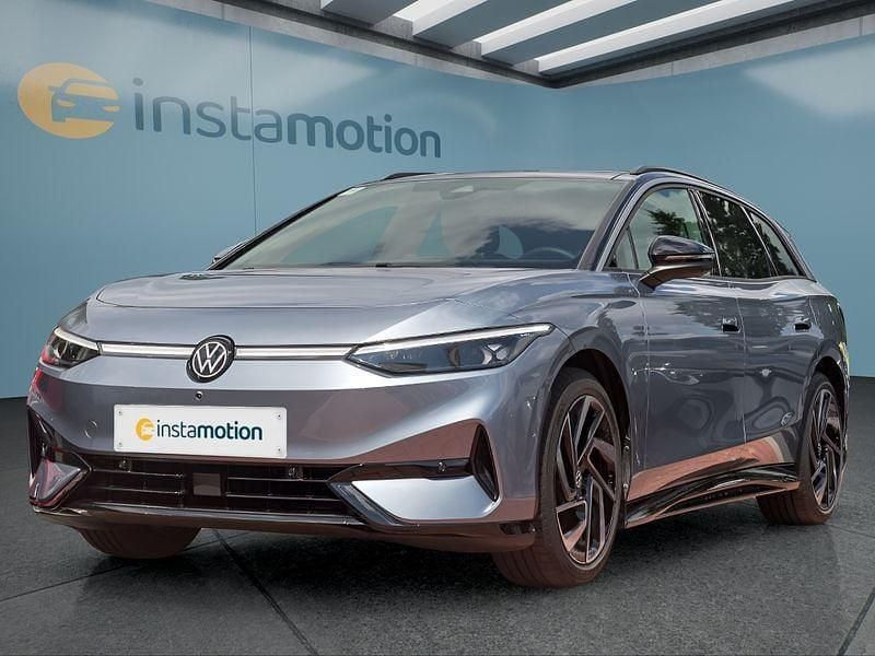 Blau Gebraucht 2024 VW ID.7 Limousine | 47.849 € (Guter Preis) - Bild 1/4