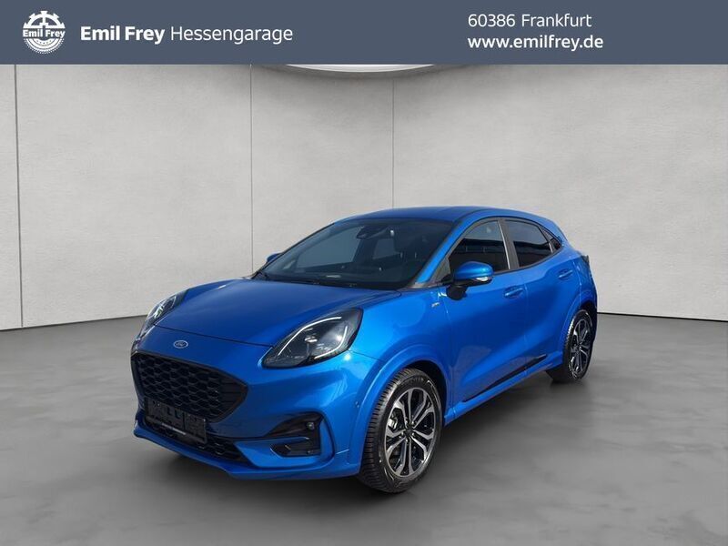 Desert island blue metallic Gebraucht 2024 Ford Puma ST-Line X SUV | 24.950 € (Guter Preis) - Bild 1/4