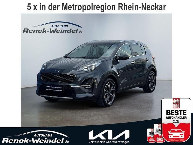H8g) pentametal met. (grau Gebraucht 2019 Kia Sportage 3 SUV | 23.489 € (Teuer) - Bild 1/4