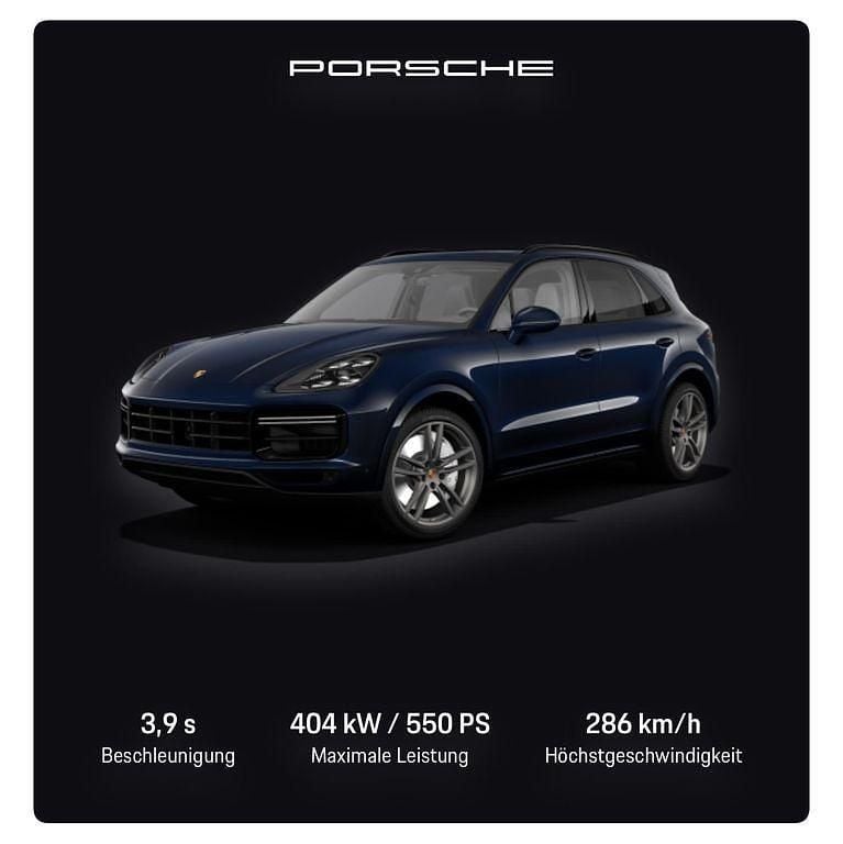 Schwarz Gebraucht 2019 Porsche Cayenne Turbo Chrono SUV | 65.660 € (Superpreis) - Bild 1/4