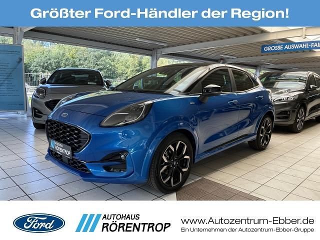 Blau Gebraucht 2021 Ford Puma Gen-E ST-Line X SUV | 20.779 € - Bild 1/3
