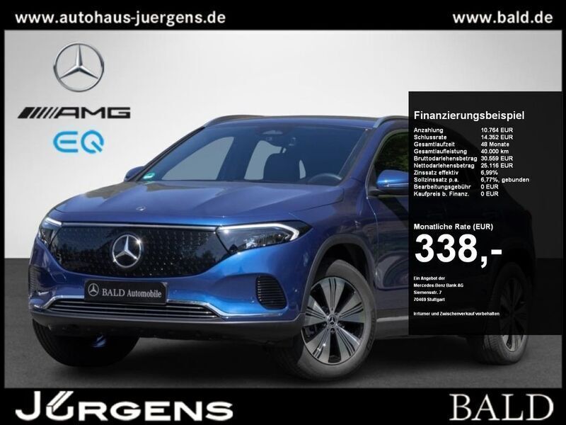 Metalliclack spektralblau Gebraucht 2024 Mercedes EQA300 Progressive SUV | 36.880 € (Fairer Preis) - Bild 1/4