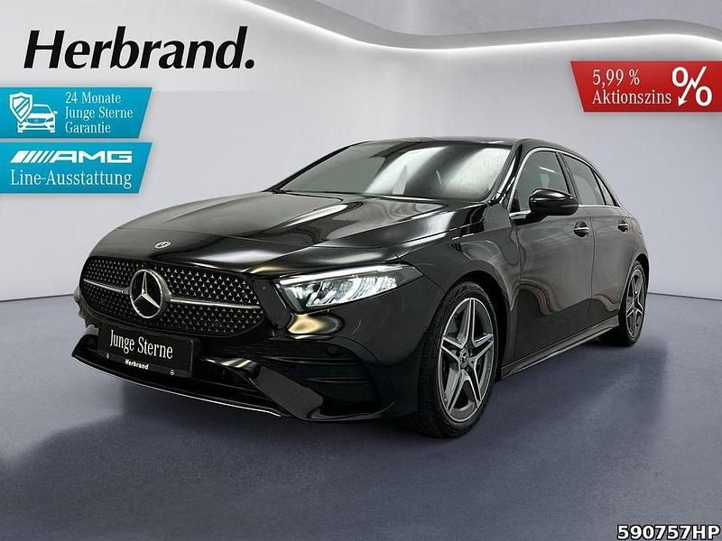 Unilack nachtschwarz Neu 2024 Mercedes A200 AMG Limousine | 31.890 € (Superpreis) - Bild 1/4