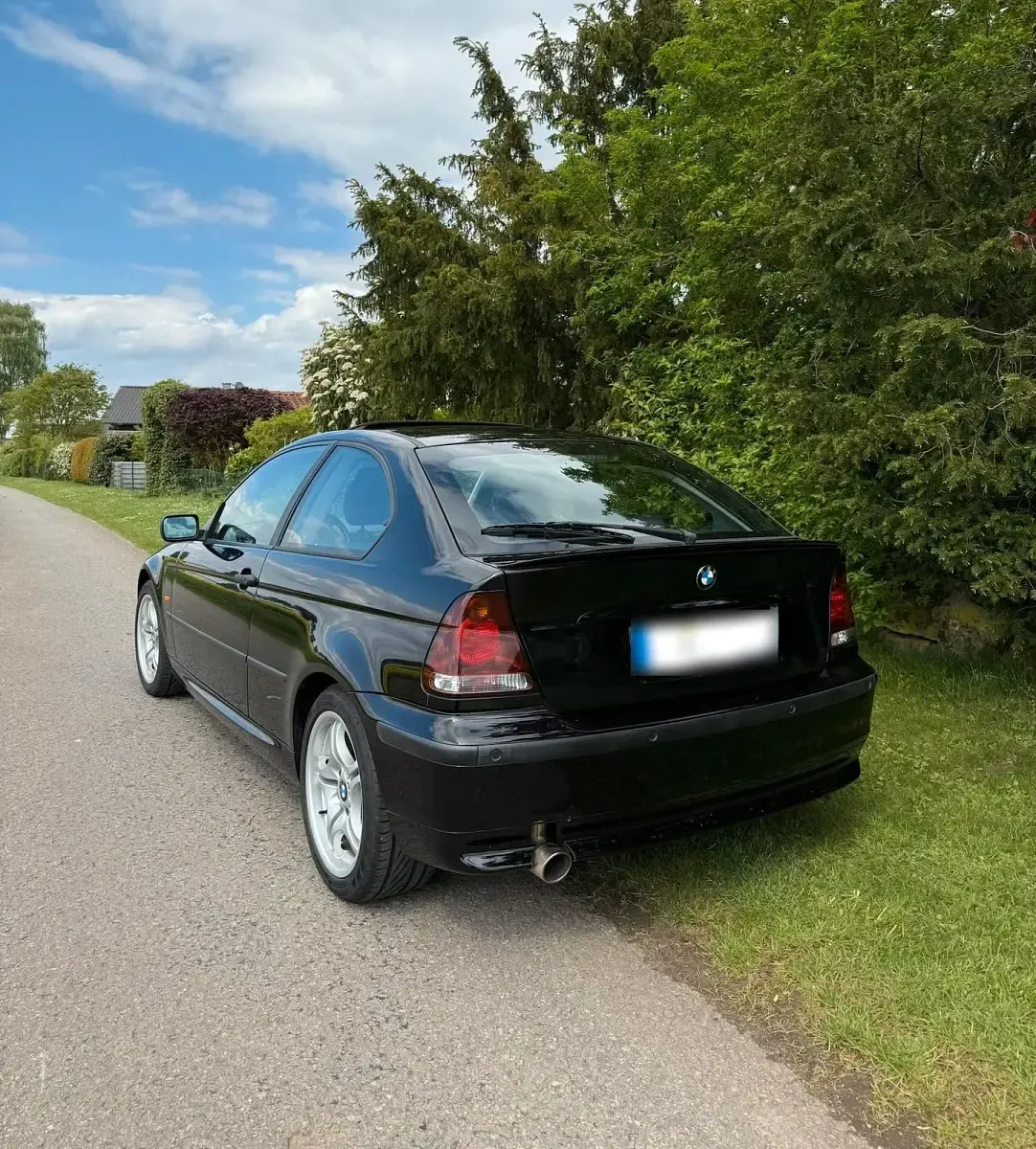 Gebraucht BMW 316 Compact Sport Line 116 PS (85 kW) 2004 Schwarz Kleinwagen