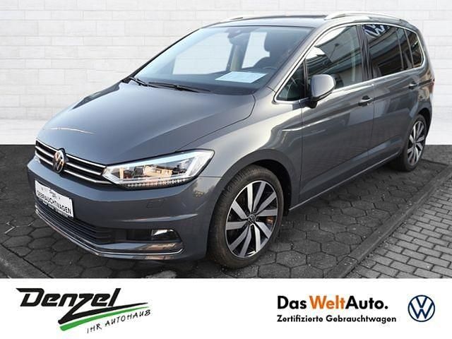 Gebraucht VW Touran Highline 150 PS (110 kW) 2021 Delfingrau metallic Van / Kleinbus