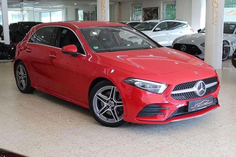 Rot Gebraucht 2019 Mercedes A220 AMG line Limousine | 23.980 € (Guter Preis) - Bild 1/4