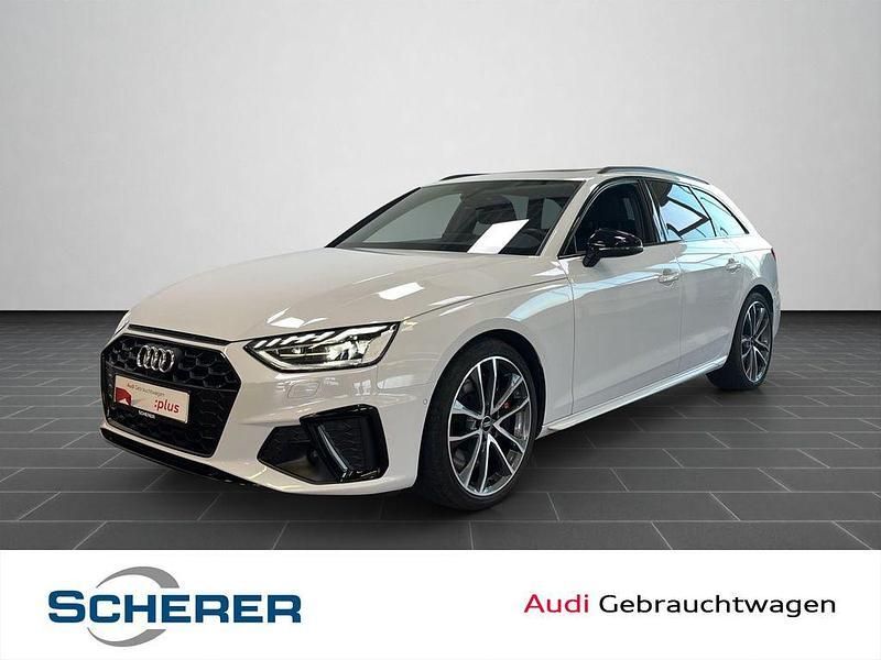 Gletscherweiß metallic Gebraucht 2022 Audi S4 Ambiente Kombi | 45.990 € (Fairer Preis) - Bild 1/3