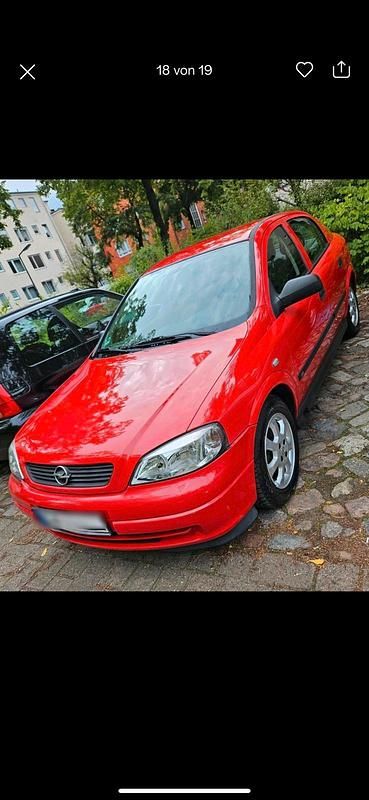 Gebraucht Opel Astra 101 PS (74 kW) 2002 Rot Kleinwagen