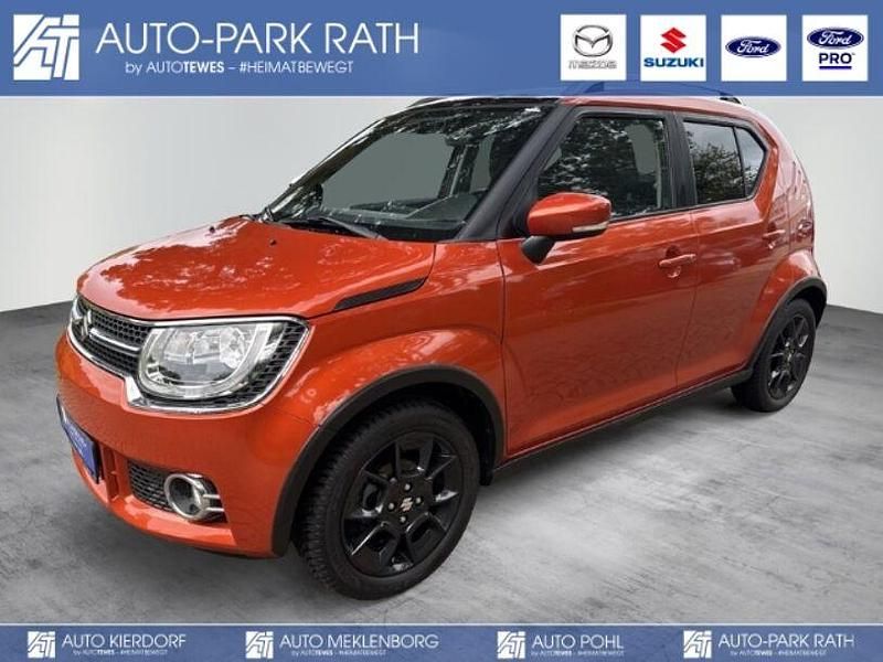 Flame orange pearl met./super black pear (metallic) Gebraucht 2018 Suzuki Ignis Comfort Kleinwagen | 10.980 € (Fairer Preis) - Bild 1/4