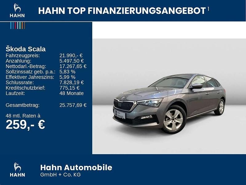 Gebraucht Skoda Scala Style 150 PS (110 kW) 2023 Graphitegrau metallic Kleinwagen