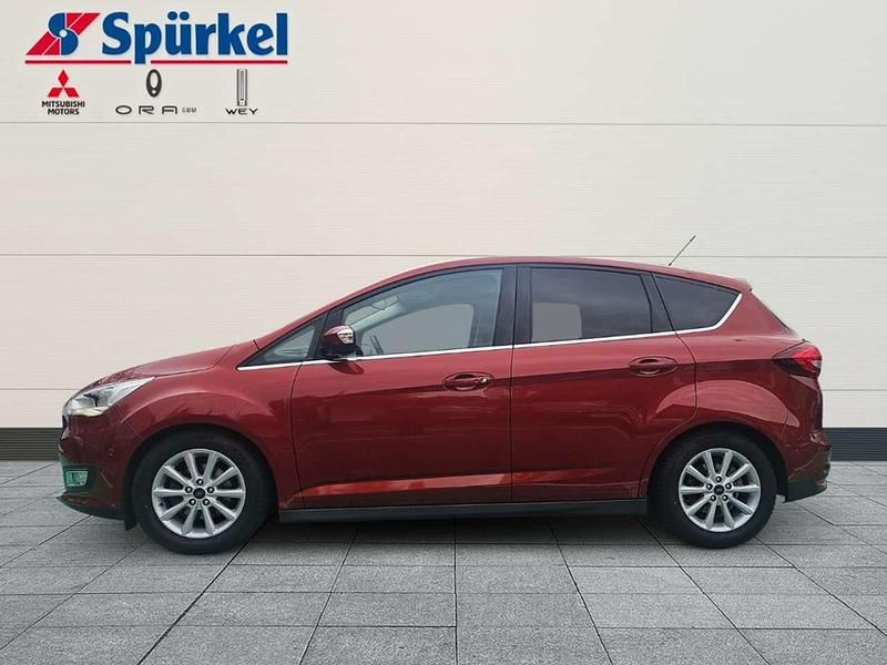 Gebraucht Ford C-MAX Titanium 125 PS (91 kW) 2017 Rot Van / Kleinbus