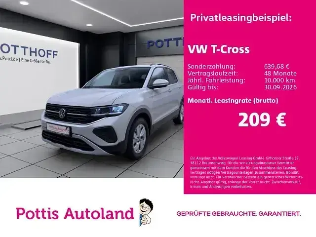 Gebraucht VW T-Cross Life 95 PS (69 kW) 2025 SUV