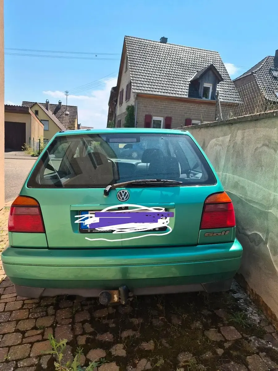 Gebraucht VW Golf III 60 PS (44 kW) 1996 Grün Kleinwagen