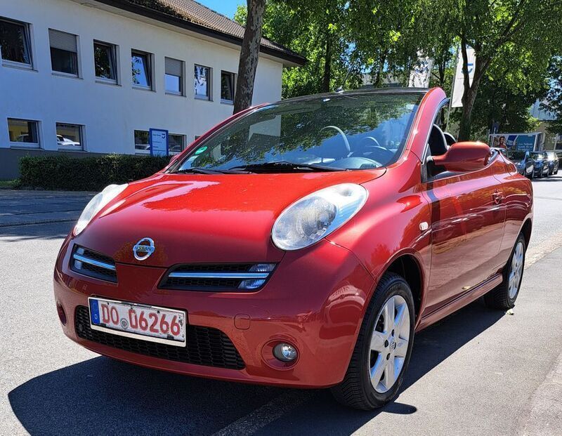 Rot Gebraucht 2007 Nissan Micra C+C Basis Cabrio | 3.750 € - Bild 1/2