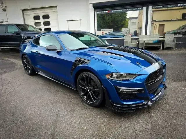 Gebraucht Ford Mustang Fastback 310 PS (228 kW) 2020 Blue (metallic) Coupé