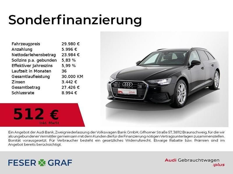 Gebraucht Audi A6 Premium 204 PS (150 kW) 2022 Brillantschwarz Kombi
