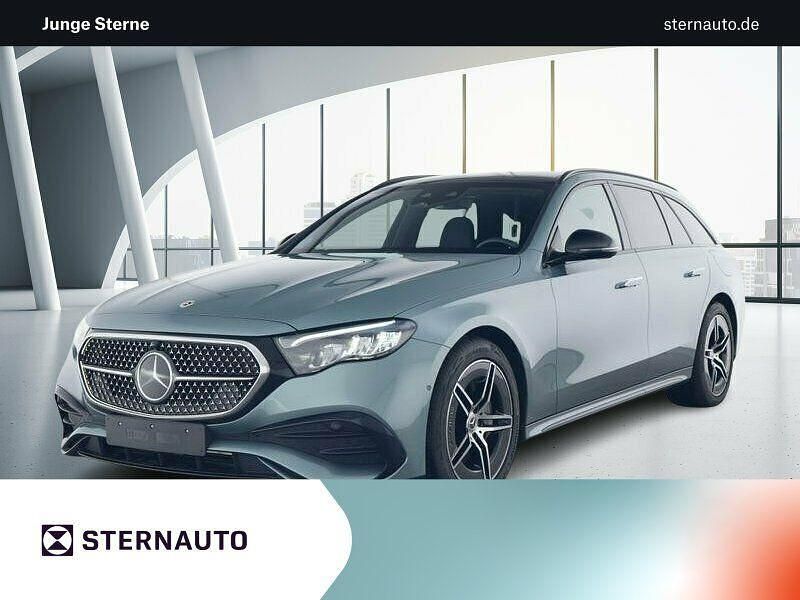 Metalliclack verdesilber Gebraucht 2024 Mercedes E300 AMG Kombi | 52.980 € (Fairer Preis) - Bild 1/4