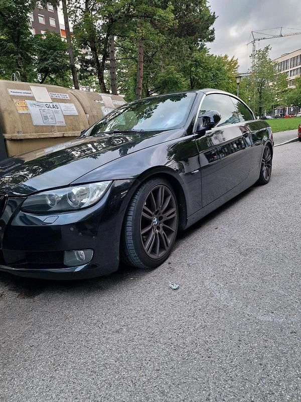 Schwarz Gebraucht 2007 BMW 330 Cabriolet Cabrio | 7.000 € (Guter Preis) - Bild 1/4