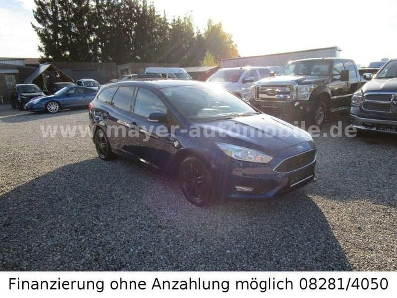 Blau Gebraucht 2018 Ford Focus Business Edition Kombi | 9.599 € (Guter Preis) - Bild 1/4