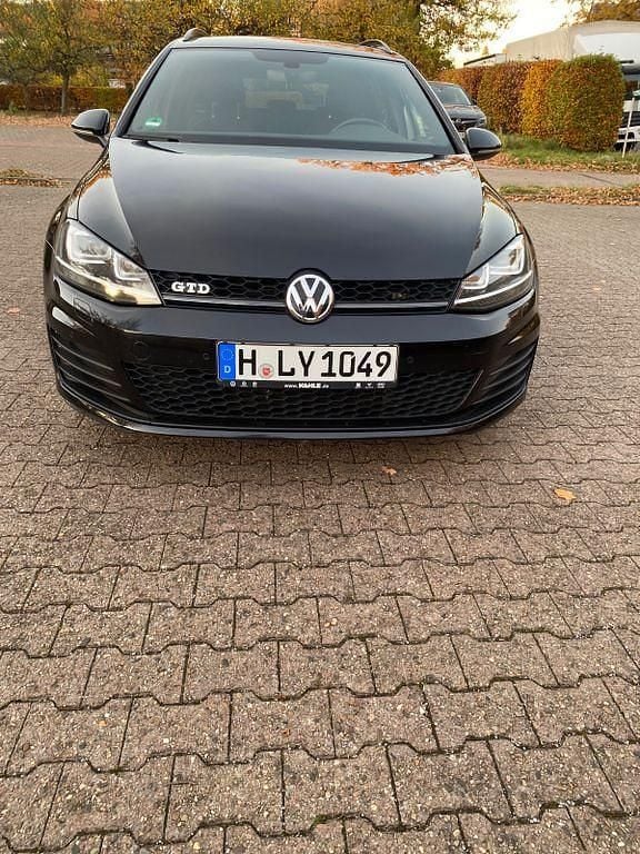Schwarz Gebraucht 2017 VW Golf VII GTD Kombi | 13.500 € (Superpreis) - Bild 1/4