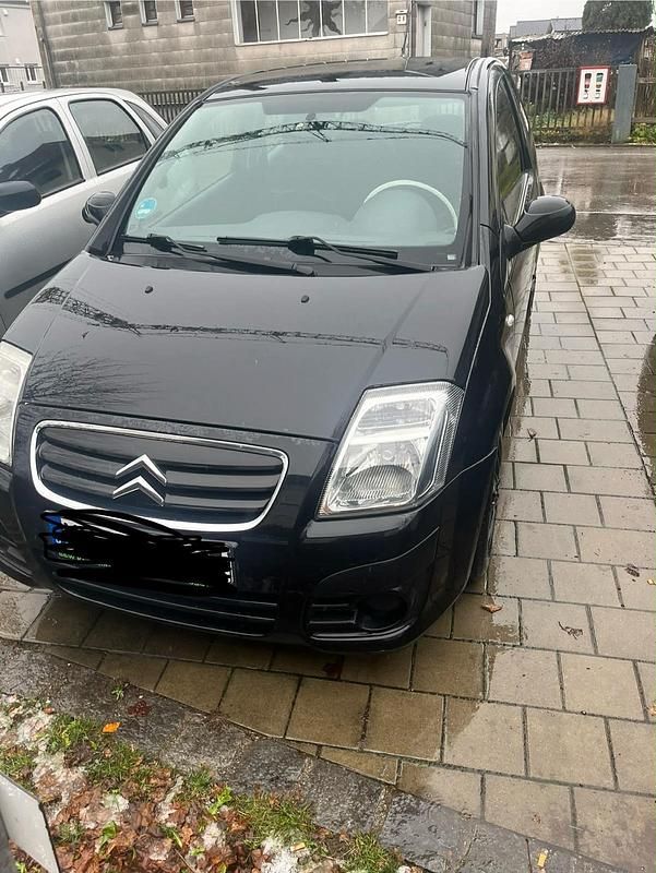 Schwarz Gebraucht 2009 Citroën C2 Kleinwagen | 300 € (Superpreis) - Bild 1/4