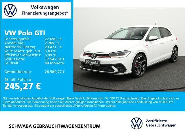 Weiß Gebraucht 2022 VW Polo GTI Limousine | 22.690 € (Guter Preis) - Bild 1/4