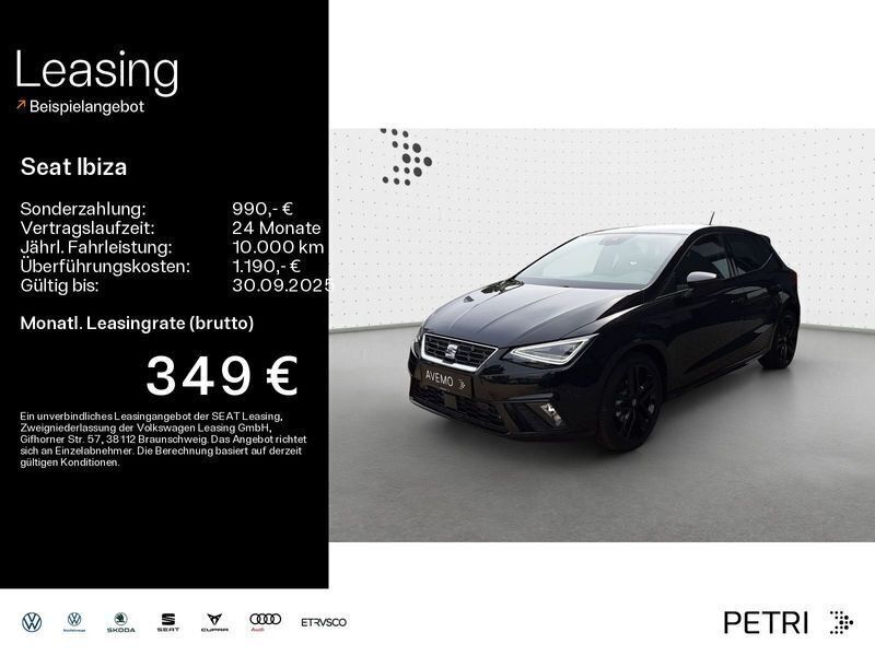Metallic Neu 2025 Seat Ibiza Black Edition Limousine | 30.390 € (Teuer) - Bild 1/4