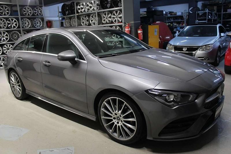Gebraucht Mercedes CLA200 AMG line 163 PS (119 kW) 2020 Mountaingrau Kombi