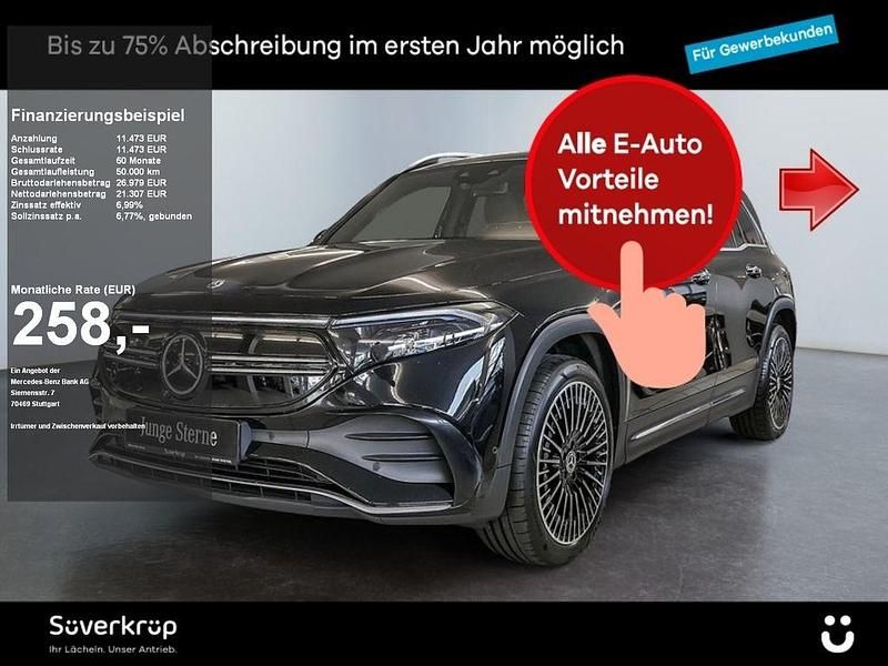 Schwarz Gebraucht 2022 Mercedes EQB300 AMG SUV | 32.580 € - Bild 1/2