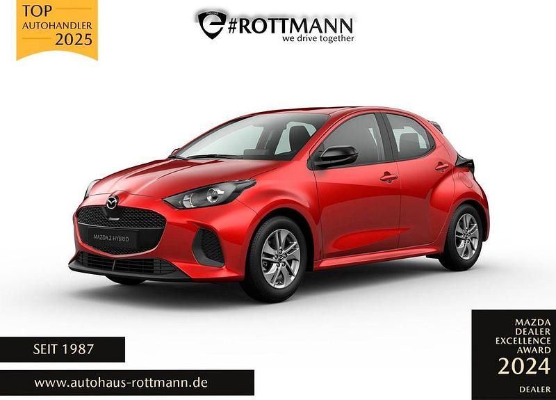 Rot Neu 2025 Mazda 2 Center-Line Limousine | 23.670 € (Fairer Preis) - Bild 1/4