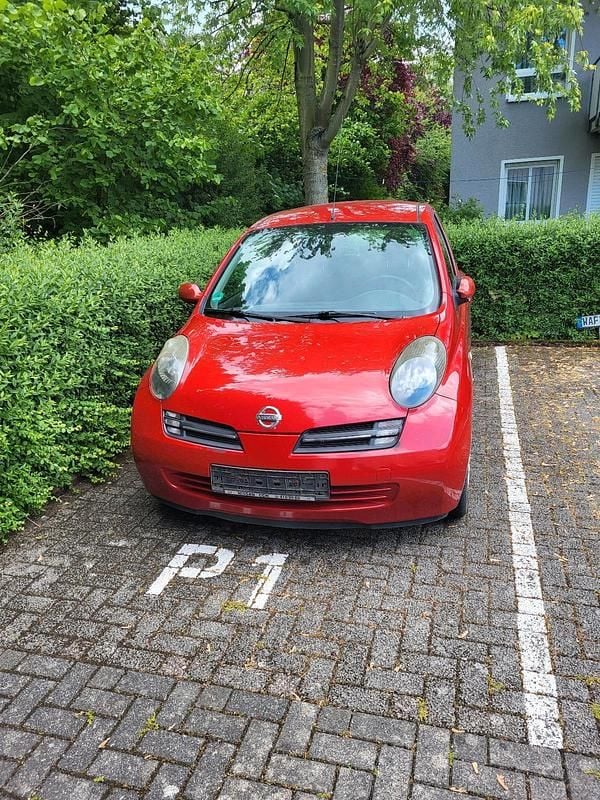 Rot Gebraucht 2005 Nissan Micra City Kleinwagen | 680 € (Guter Preis) - Bild 1/4