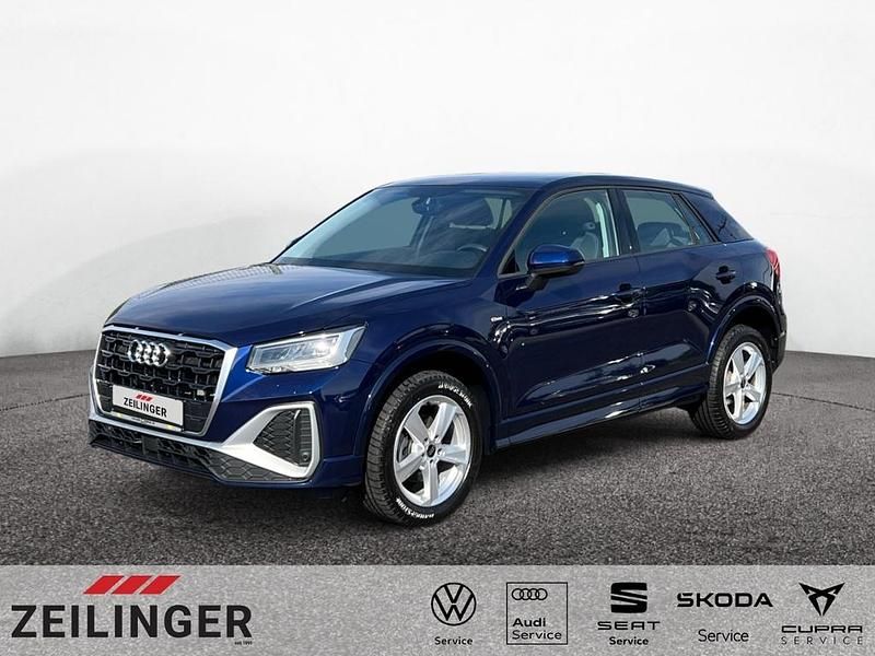Blau Gebraucht 2023 Audi Q2 S-Line SUV | 25.849 € (Superpreis) - Bild 1/4