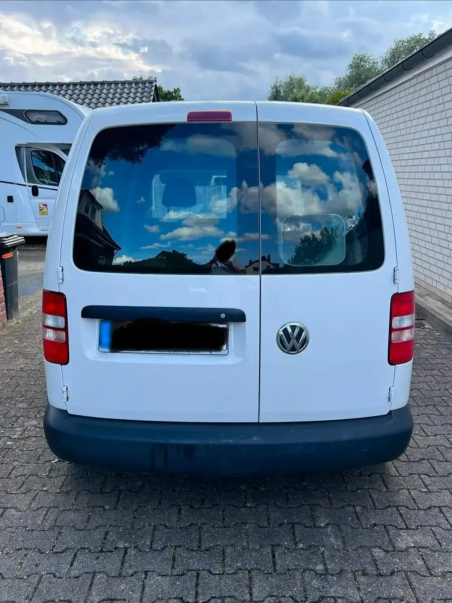 Gebraucht VW Caddy 75 PS (55 kW) 2014 Weiß Van / Kleinbus