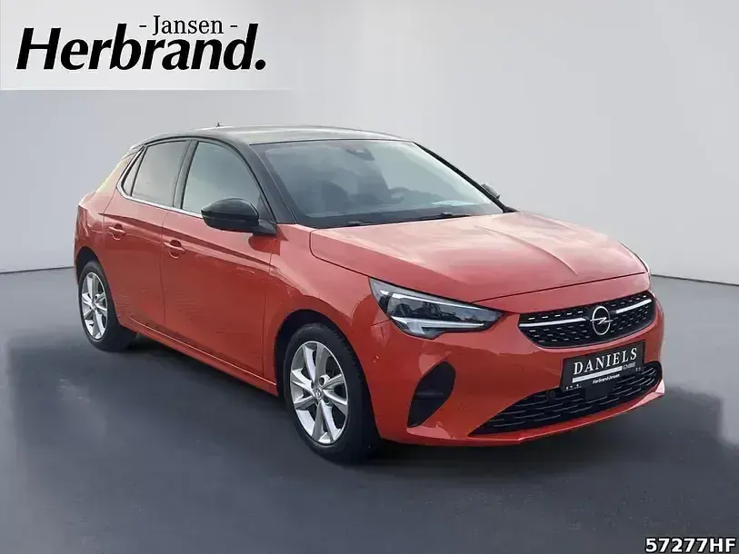 Gebraucht Opel Corsa Elegance 101 PS (74 kW) 2022 Power orange/dynamik orange Limousine