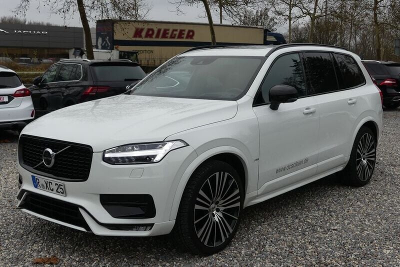 Ice white, solid / solid Gebraucht 2021 Volvo XC90 R-Design SUV | 53.950 € (Etwas zu teuer) - Bild 1/4