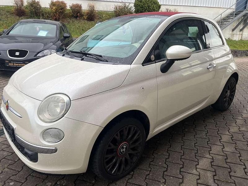 Gebraucht Fiat 500 Lounge 101 PS (74 kW) 2009 Funk white Cabrio