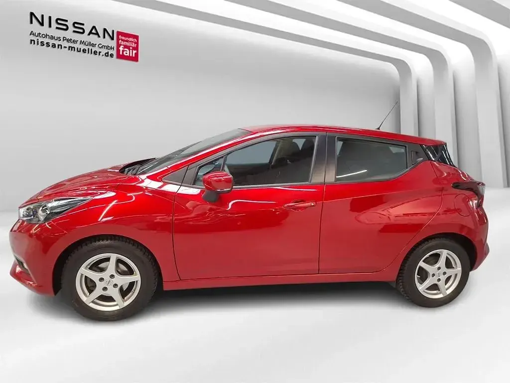 Gebraucht Nissan Micra Acenta 92 PS (67 kW) 2023 Rot Kleinwagen