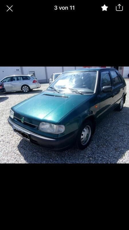 Grün Gebraucht 1997 Skoda Felicia Kleinwagen | 800 € - Bild 1/4