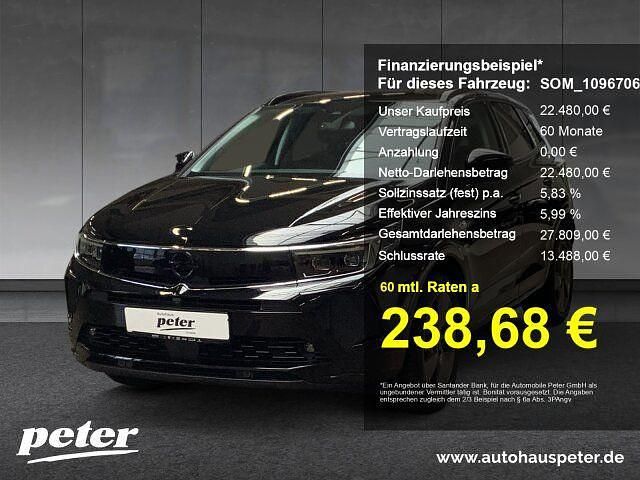Lackierung schwarz perla nera/ klarlack Gebraucht 2024 Opel Grandland X GS Line SUV | 22.480 € (Fairer Preis) - Bild 1/3