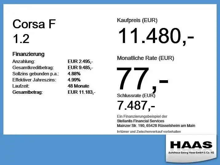 Gebraucht Opel Corsa 75 PS (55 kW) 2023 Grau (metallic) Kleinwagen