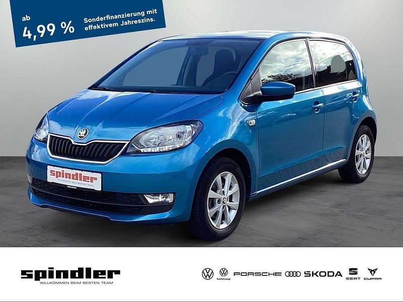 Blau Gebraucht 2019 Skoda Citigo Style Kleinwagen | 11.670 € (Fairer Preis) - Bild 1/4