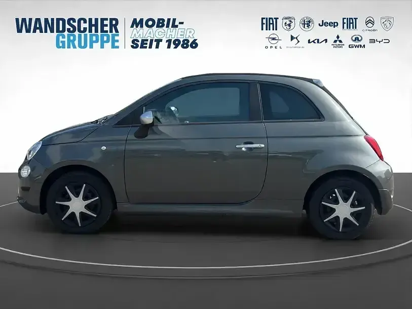 Gebraucht Fiat 500 69 PS (50 kW) 2020 Grau Cabrio