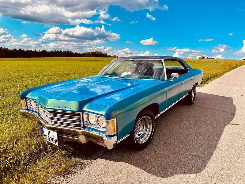 Blau Gebraucht 1971 Chevrolet Impala Sport Limousine | 29.000 € - Bild 1/4