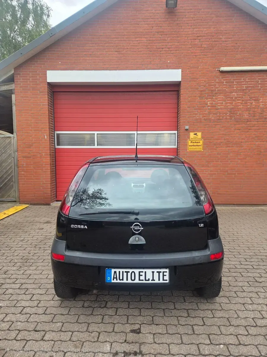 Gebraucht Opel Corsa Edition 74 PS (54 kW) 2002 Schwarz Kleinwagen