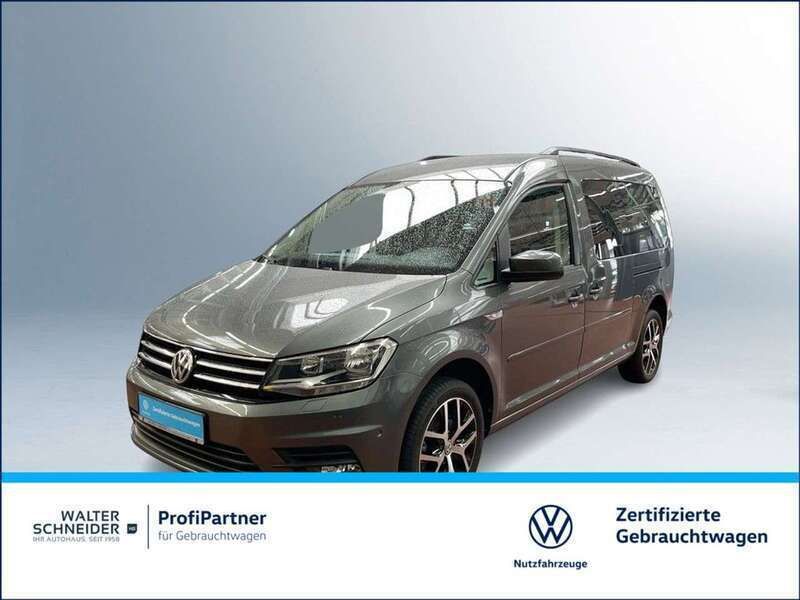 Indiumgrau metallic Gebraucht 2019 VW Caddy Comfortline Van / Kleinbus | 26.250 € (Teuer) - Bild 1/2