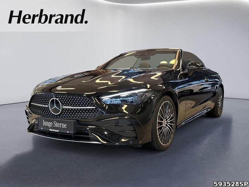 Metalliclack obsidianschwarz m Gebraucht 2025 Mercedes CLE450 AMG Cabrio | 69.990 € (Fairer Preis) - Bild 1/4