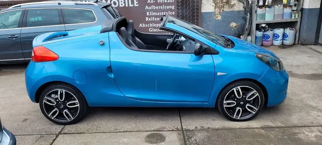 Brugt Renault Wind Dynamique 102 HK (75 kW) 2011 Blå Cabriolet